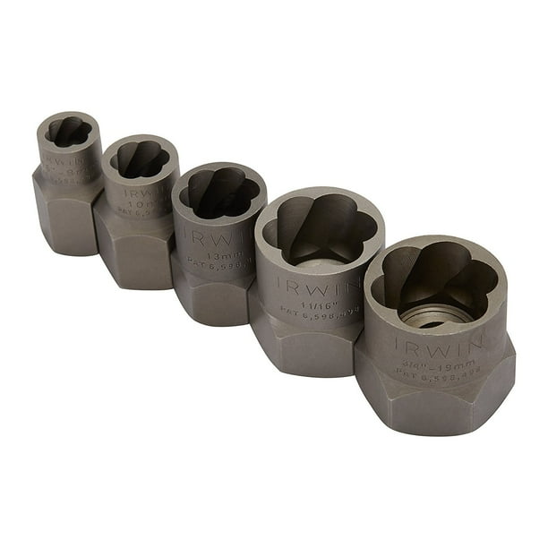 Irwin 394001-5pc Bolt-Grip Bolzen Extraktor Basis Set Irwin 394001-5pc Bolt-Grip Bolzen Extraktor Basis Set